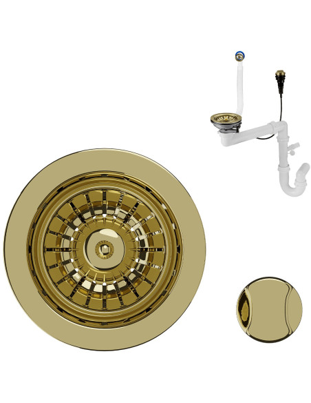 Syfon Kernau KS-SS 1B Gold Nano - widok z przodu