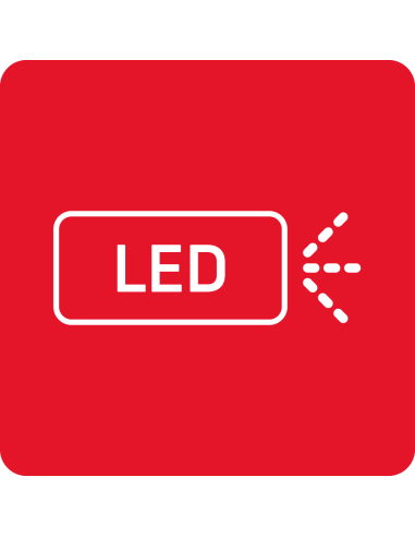 Amica OTP 6651BG - oświetlenie LED