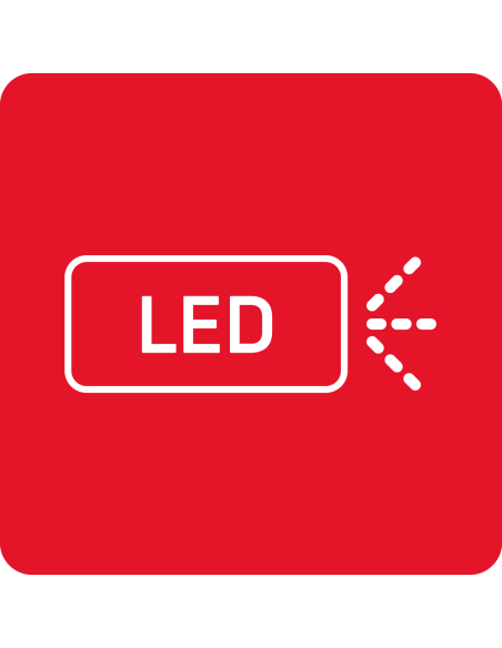 Amica OTP 6651BG - oświetlenie LED