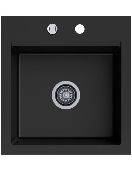 Zlewozmywak Kernau KGSM451B Deep Black – cena