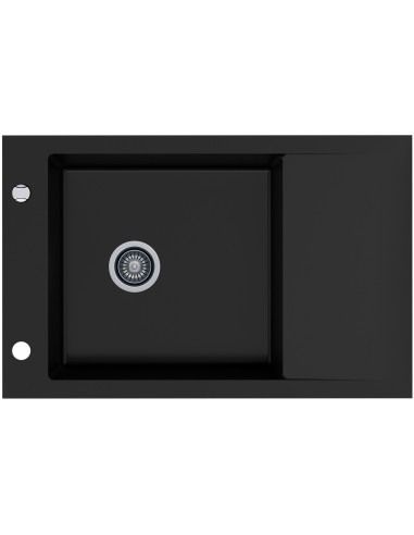 Zlewozmywak Kernau KGSM60781B1D Deep Black – cena