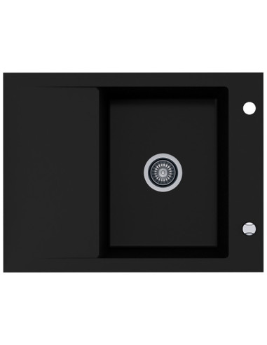 Zlewozmywak Kernau KGSM45651B1D Deep Black – cena