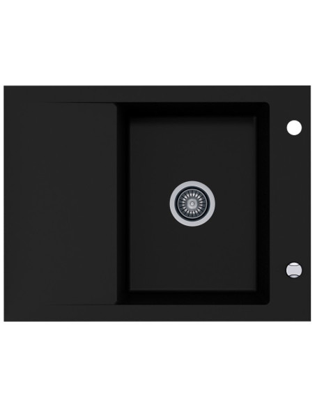 Zlewozmywak Kernau KGSM45651B1D Deep Black – cena