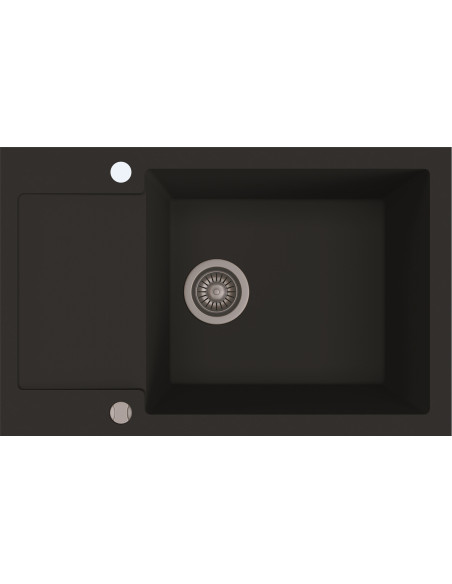 Zlewozmywak Kernau KGSH60781B1D Deep Black – cena