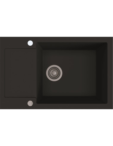 Zlewozmywak Kernau KGSH60781B1D Deep Black – cena