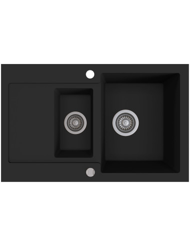 Zlewozmywak Kernau KGSH60801,5B1D Deep Black – cena