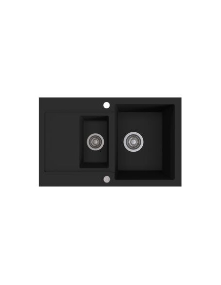Zlewozmywak Kernau KGSH60801,5B1D Deep Black – cena