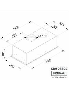 Kernau KBH 0860.1 B - widok z przodu 2