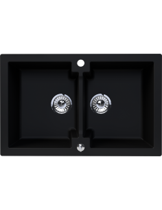 Kernau KGSA 80 2B Deep Black - widok z przodu