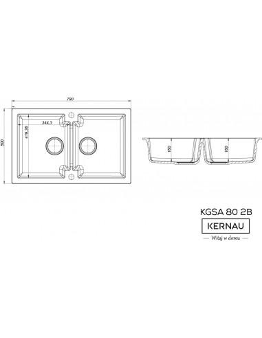 Kernau KGSA 80 2B Graphite - szczegóły produktu