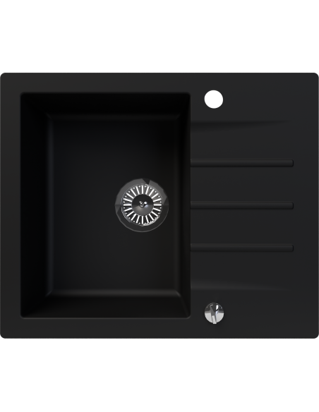 Kernau KGSA 4560 1B1D Deep Black - widok z przodu