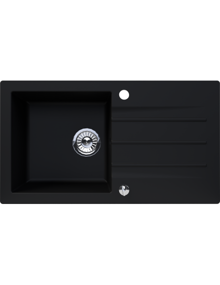 Kernau KGSA 50 1B1D Deep Black - widok z przodu