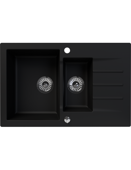 Kernau KGSA 6079 1,5B1D Deep Black - widok z przodu