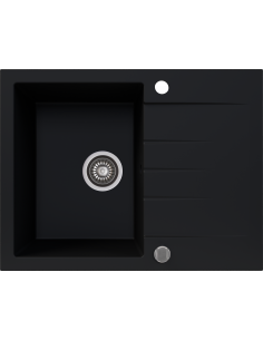 Kernau KGSV 4565A 1B1D Deep Black - widok z przodu