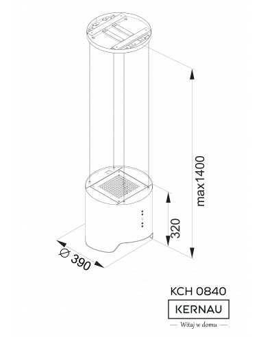 Kernau KCH 0840 W Lamp Island - szczegóły produktu