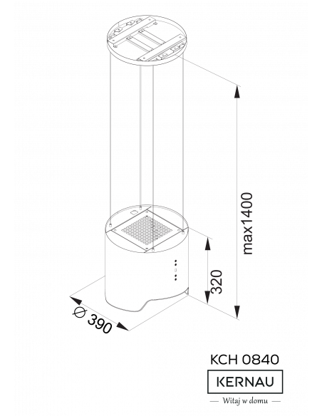 Kernau KCH 0840 W Lamp Island - szczegóły produktu