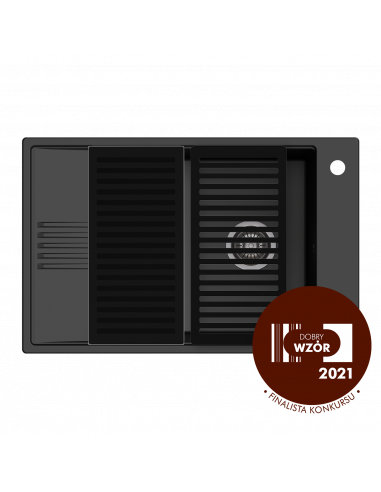 Zlew Kernau KGS D 6078 1B1D Deep Black - szczegóły produktu