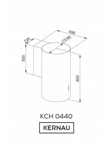 Kernau KCH 0440 Gold - widok z boku