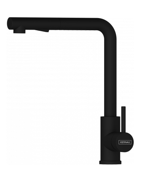 Kernau KWT 33 PO Matt Black - widok z przodu