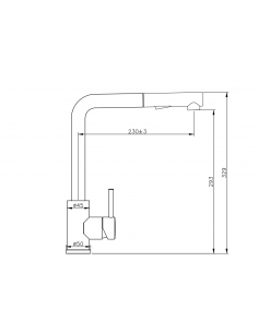 Kernau KWT 33 PO Matt Black - widok z przodu 2