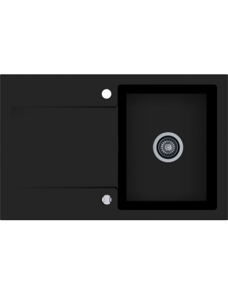 Kernau KGS W 45 1B1D Deep Black - widok z przodu