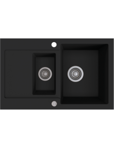 Kernau KGSH 6080 1,5B1D Deep Black - widok z przodu