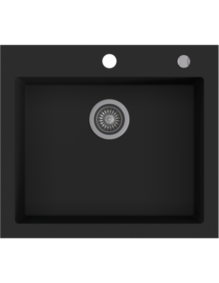Kernau KGSH 60 1B Deep Black - widok z przodu