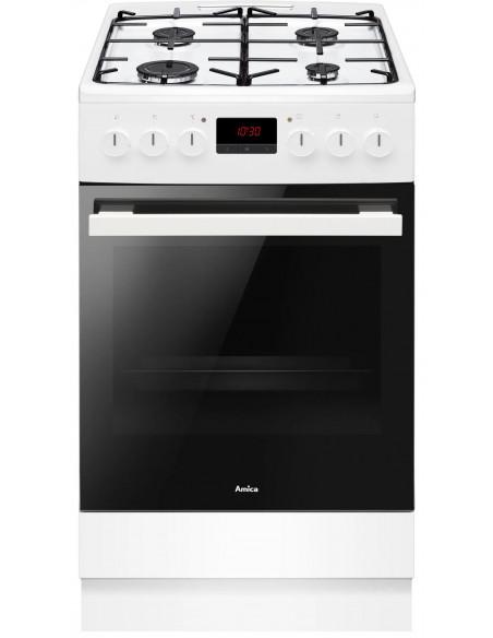 Kuchnia Amica 522GE3.33ZPTAF(W) - widok z boku