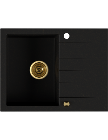 Kernau KGSV 4565A 1B1D Deep Black+Gold Metalic - szczegóły produktu