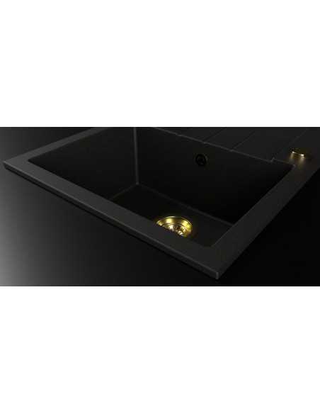 Kernau KGSV 4565A 1B1D Deep Black+Gold Metalic - zdjęcie 6 z 6