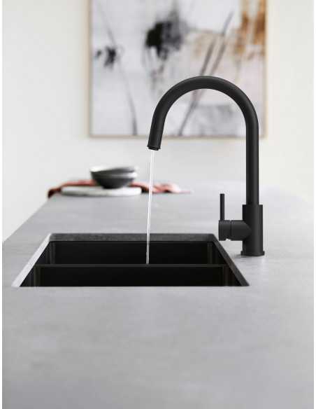 Kernau KWT 36 PO Matt Black - widok z boku