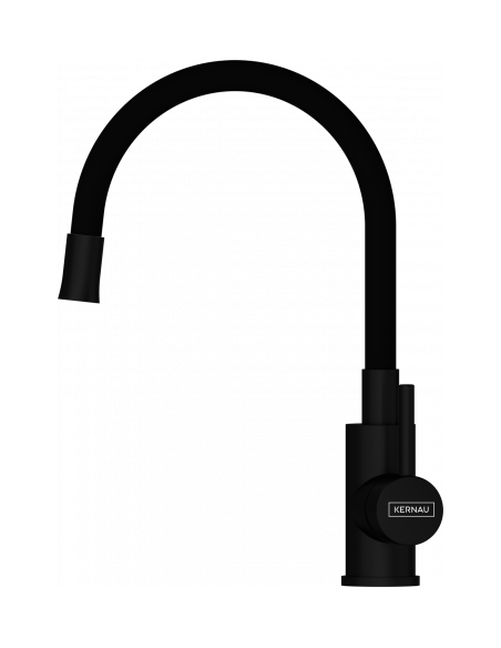 Kernau KWT 39 Elastic Matt Black - widok z przodu