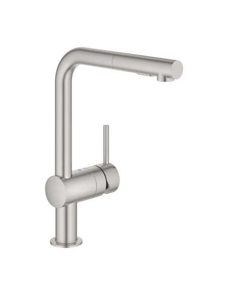 Grohe Bateria Vento 30437DC0 stal nierdzewna - szczegóły produktu