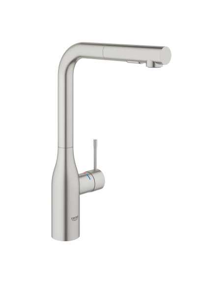 Grohe Bateria Accent 30432DC0 stal nierdzewna - widok z przodu