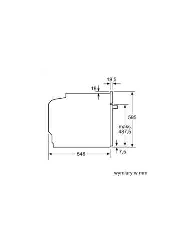 Siemens HB 636GBS1 - widok z tyłu