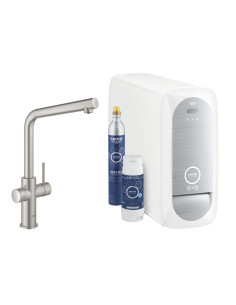 31454DC1 Grohe Blue Home Zestaw Startowy z wylewką w kształcie L - widok z przodu
