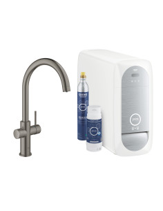 31455AL1 Grohe Blue Home Zestaw Startowy z wylewką w kształcie C - widok z przodu
