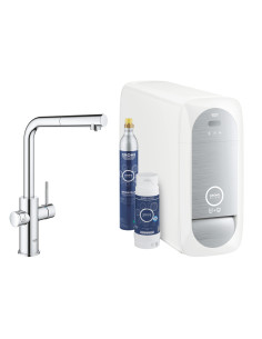 31539000 Grohe Blue Home Zestaw Startowy z wylewką w kształcie L - widok z przodu