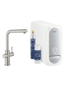 31539DC0 Grohe Blue Home Zestaw Startowy z wylewką w kształcie L - widok z przodu