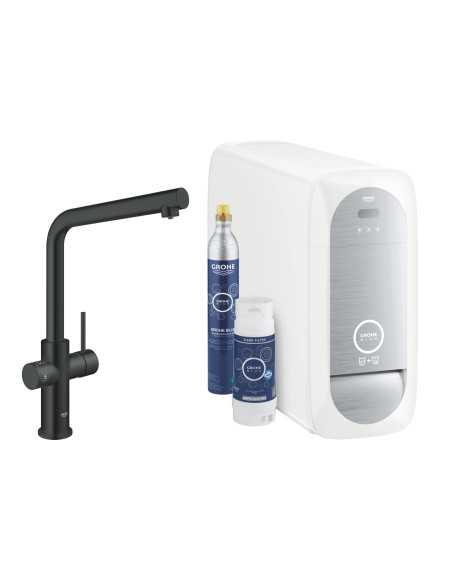 31454KS1 Grohe Blue Home Zestaw Startowy z wylewką w kształcie L - widok z przodu