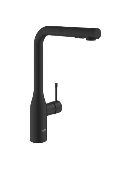 Grohe Bateria Essence 30504KF0 phantom black - widok z przodu
