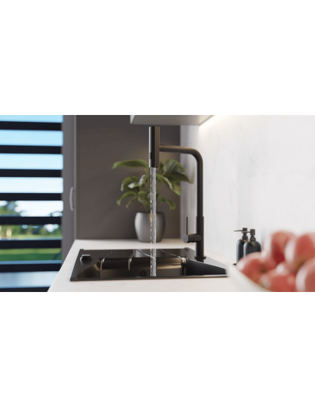 Kernau KWT 42 PO Matt Black - widok z boku