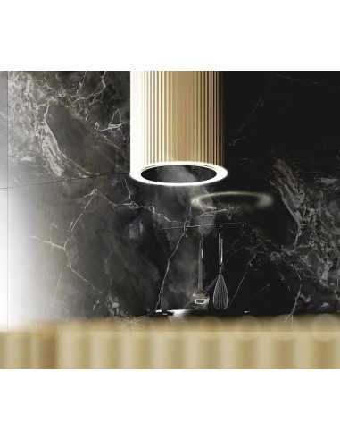 Okap wyspowy Ciarko Design Monogram W Gold - panel sterowania gestem