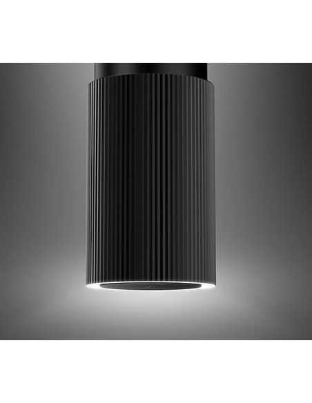 Okap wyspowy Ciarko Design Monogram W Black - oświetlenie LED