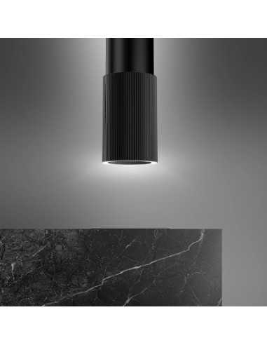 Okap wyspowy Ciarko Design Monogram W Black - filtr aluminiowy
