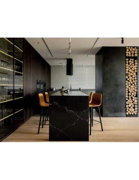 Okap wyspowy Ciarko Design Monogram W Black - zdjęcie 6 z 7