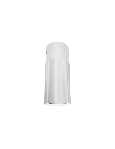 Okap wyspowy Ciarko Design Monogram W White - widok z przodu