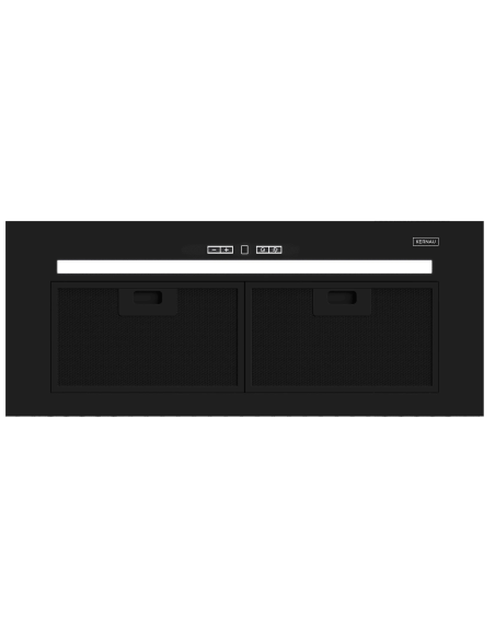 Okap do zabudowy Kernau KBH 0491 B BLDC Steam Sensor 90cm Czarny - widok z przodu