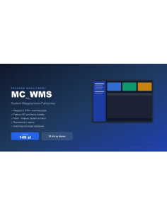 MC_WMS - Program Magazynowy z Fakturowaniem - widok z przodu 2