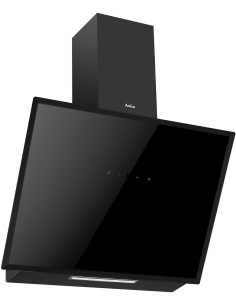 Okap kominowy Amica OKP6558S STUDIO 625m3/h FrameOn Timer 60cm Czarny - widok z przodu 2